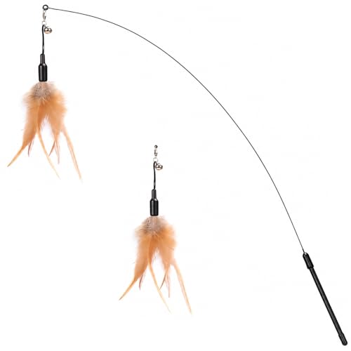 PawPick Cat Toys for Indoor Cats (Grey) - color: Grey