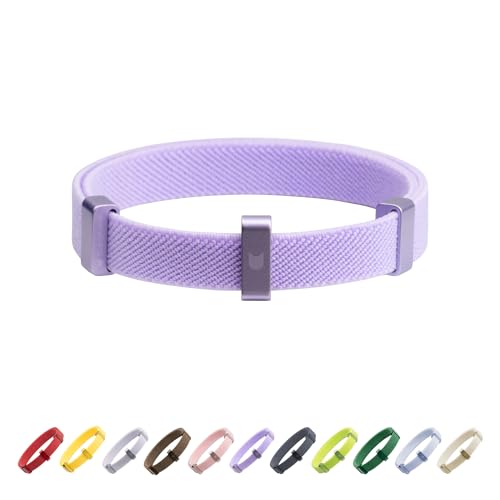 Safety Cat Collar - U.S. IDA Gold Awarding Design, Stretch Elastic Quick Release, Non Breakaway - Light Weight for Kitten, Neck Fit 5.9'-11.8' for All Small Large Cat,S(Monet Purple) - color: Monet Purple, size: S (5.9-11.8 inch)
