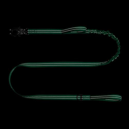 ICEFANG Relfective Dog Leash for Medium Large Dogs,K9 Training Walking Lead with Double Handle,Heavy Duty Auto-Lock Metal Clasp (6ft, Teal) - color: Teal, size: 6 ft (No bungee)