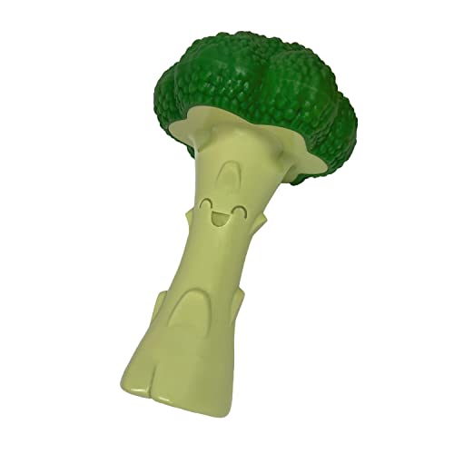 Nylabone Broccoli Power Chew Dog Toy for Aggressive Chewers, Durable Chew Toy for Large Dogs (Up to 50 lbs), Long Lasting Bacon & Cheese Flavor, Helps Clean Teeth & Prevent Boredom - color: Broccoli, size: Large