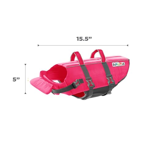 Outward Hound Granby Splash Pink Dog Life Jacket, Medium - color: Pink, size: Medium (Chest Girth: 21"-27")
