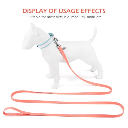 Wolfone 10ft Pale Pink Long Leash - Waterproof Training Dog Leash for Recall, Swimming, Camping, Beach, Hunting, Walking（3m*19mm*2.7mm） - color: Pale Pink, size: 10FT
