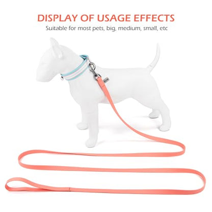 Wolfone 10ft Pale Pink Long Leash - Waterproof Training Dog Leash for Recall, Swimming, Camping, Beach, Hunting, Walking（3m*19mm*2.7mm） - color: Pale Pink, size: 10FT