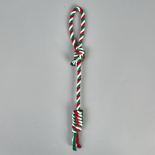 Pet Rope Toys (Small Christmas Colors 6pcs) - size: Medium Christmas colors 6pcs