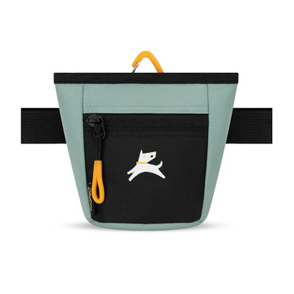 OllyDog Goodie Treat Bag, Dog Treat Pouch, Waist Belt Clip for Hands-Free Training, Magnetic Closure, Dog Training and Behavior Aids, Three Ways to Wear (Surf) - color: Surf