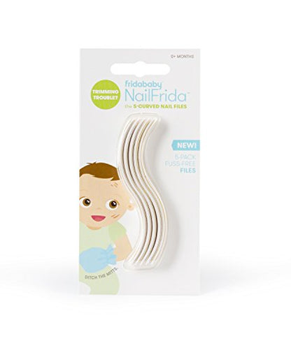 Frida Baby NailFrida The S-Curved Baby Nail Files, Nail Trimmer for Baby, Designed for Small Fingers, 5 Count - style: Nail Files