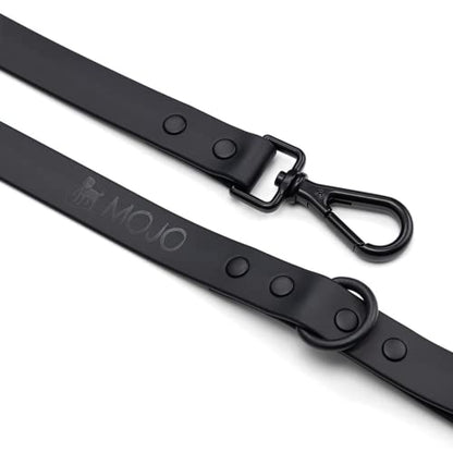 Mojo Pet Supply Hydro Waterproof Dog Leash | Waterproof and Odor Free | Heavy Duty Dog Leash | 4 Feet | Easy to Clean | Black