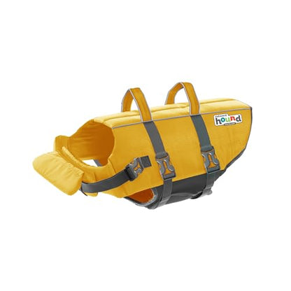 Outward Hound Granby Splash Yellow Dog Life Jacket, Large - color: Yellow, size: Large (Chest Girth: 28"-32")