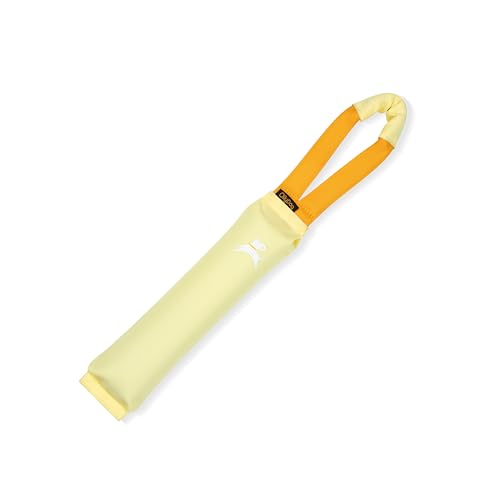 OllyDog Tugger | Durable Dog Tug Toy | Recycled | Tough Dog Bite Pillow | Handle | Interactive Pull Toy | Fetch & Training (Sol) - color: Sol