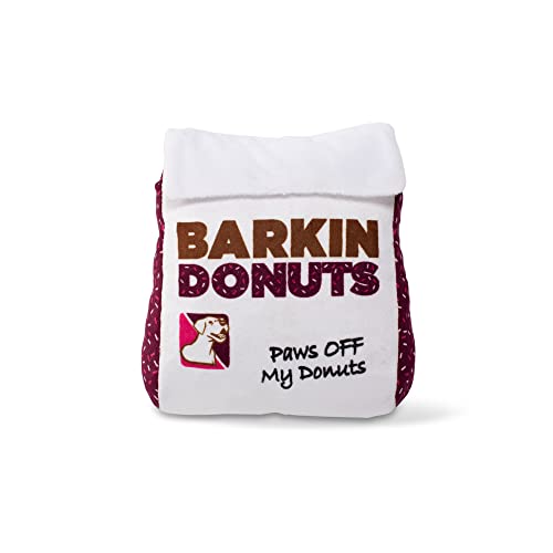 Fringe Studio Plush Dog Toy, BARKIN Donuts Donut Bag(289735) - color: Donuts