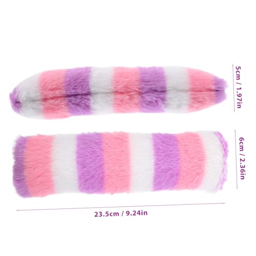 Interactive Plush Cat Toy Pillow for Kittens Creative Chew Pillow Fun Indoor Play Strengthens Break-Resistant Design for Endless Entertainment - size: 23.50X6.00X5.00CM