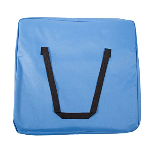 Pet Life ® 'Ultra-Lock' Collapsible Safety Travel Wire Folding Pet Carseat or Dog Car Seat Carrier with Side Pockets - color: Blue