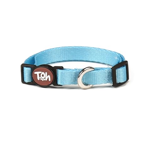 Breakaway Cat Collar – Stylish & Safe Adjustable Kitten Collar Breakaway – Cute Collar for Kittens & Cats – Soft Pet Collar for Girls & Boys – Cat Accessories, Blue - color: Blue