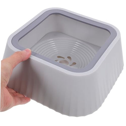 Abaodam Floating Spill-Proof PET Water Bowl Tip Design for Cats and Small Dogs Easy Clean Reusable Plastic Cat Drinking Bowl No Spill Dog Water Dispenser