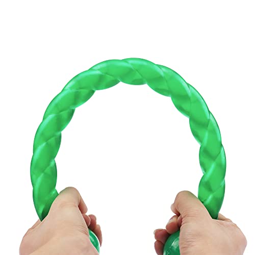 Dog Chew Toys 19'' Long for Medium/Large Dogs Aggressive Chewers, Rubber Dog Rope Toys Knot Teething Toys Almost Indestructible - size: 19''