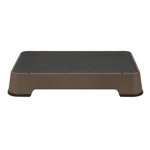 HUNTMARK Dog Training Place Board - Durable Hunting Dog Training Platform - Non-Skid Surface and Nonslip Feet - Stackable, Portable Agility Platform - Modern Puppy Trainer Equipment (Brown) - color: Brown