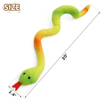CiyvoLyeen 5 Pack Snake Cat Toys Catnip Toys for Indoor Cats Kitten Supplies Interactive Snakes Cat Toy Birthday Gift for Cat Lovers Dental Health Chew Toy - color: Snake - 5Pcs