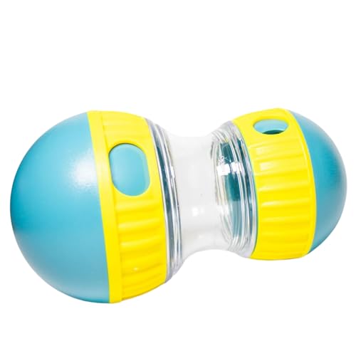 Interactive Dog Puzzle Toy – Treat Dispensing Slow Feeder for Small, Medium & Large Dogs – Mental Stimulation, IQ Training & Boredom Buster Adjustable Enrichment Toy for Healthy Eating Habits - color: Blue