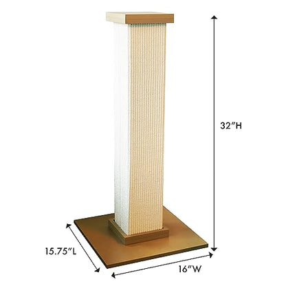 SmartCat Pioneer Pet Ultimate Scratching Post (Beige) - color: Beige