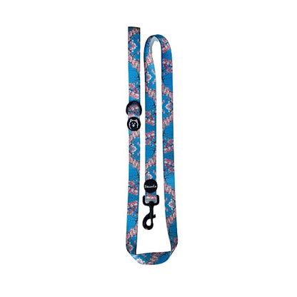 ShawnCo Dream Walk Dog Leash- Premium, Nylon Pet Leash with Soft Neoprene Handle for Small, Medium and Large Dogs (Freckle's Garden, Small) - color: Freckle's Garden, size: Small
