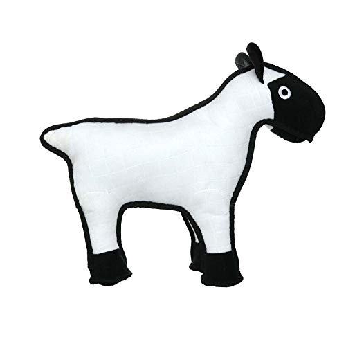 TUFFY World’s Tuffest Soft Dog Toy – Barnyard Series, Sheep, Large, 2 Pack - color: Sheep, size: Large 2 Pack