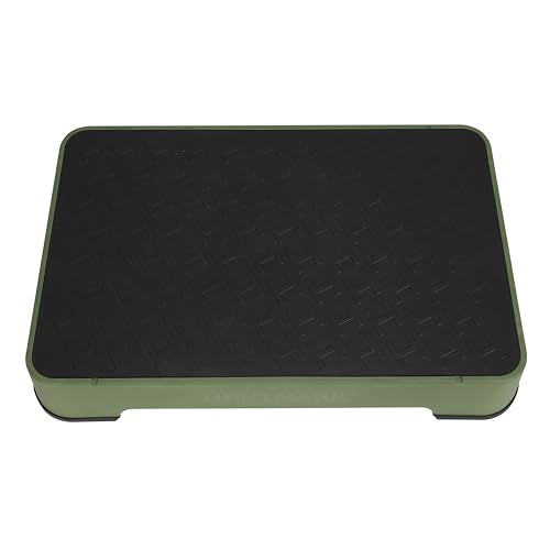 HUNTMARK Dog Training Place Board - Durable Hunting Dog Training Platform - Non-Skid Surface and Nonslip Feet - Stackable, Portable Agility Platform - Modern Puppy Trainer Equipment (Green) - color: Green