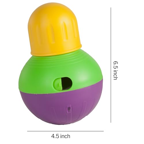 StarMark Bob-A-Lot Interactive Dog Toy, Small, Green (SMBALS) - size: Small