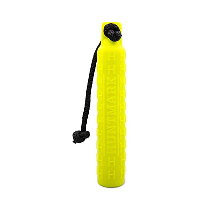 HUNTMARK Dog Bumpers – Standard Fetch Trainer for Hunting and Sporting Dogs – Puppy Training Dummy with Textured Pattern – Color-Spectrum Retrieving Bumpers – 12 x 2-inch - color: Yellow