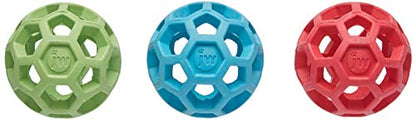 JW Pet Company Mini Hol-ee Roller Dog Toy, Colors Vary - Pack of 3