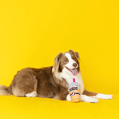 Fringe Studio Plush Dog Toy, BARKIN Donuts ICED Coffee, Wagsdale Dog Toy Collection (289736) - color: Iced Coffee