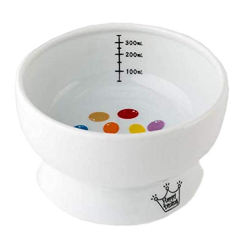 Necoichi Elevated Cat Water Bowl – Ceramic Raised Cat Bowl, Prevents Neck & Whisker Fatigue – Dishwasher & Microwave Safe – Pet Water Bowl for Cats (Jelly Bean, Regular) - style: Jelly Bean