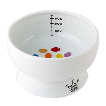Necoichi Elevated Cat Water Bowl – Ceramic Raised Cat Bowl, Prevents Neck & Whisker Fatigue – Dishwasher & Microwave Safe – Pet Water Bowl for Cats (Jelly Bean, Regular) - style: Jelly Bean