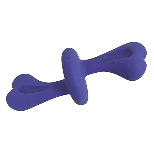 Nylabone Engaging Power Chase 'N Chew Toy for Dogs, Rolling & Spinning Interactive Dog Toys for Aggressive Chewers, Purple, Bacon Flavor, Large - Up to 50 lbs, 1 Count