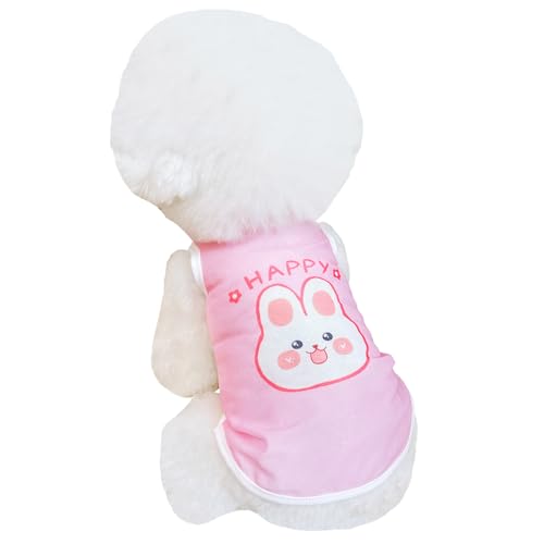 Dog Cooling Tank Top for Summer - Breathable Mesh Small Dog Cooling Clothes, Lightweight Pet Shirt for Outdoor Walking & Heatstroke Preventio - color: Pink, size: Small