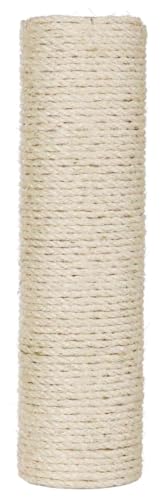 Trixie Replacement Sisal Post for Scratching Posts, Cat Trees and Cat Towers, 4.3 x 15.7-in (11 × 40 cm) - size: 11/40 cm