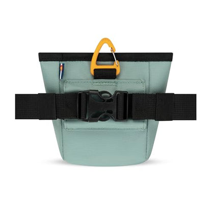 OllyDog Goodie Treat Bag, Dog Treat Pouch, Waist Belt Clip for Hands-Free Training, Magnetic Closure, Dog Training and Behavior Aids, Three Ways to Wear (Surf) - color: Surf