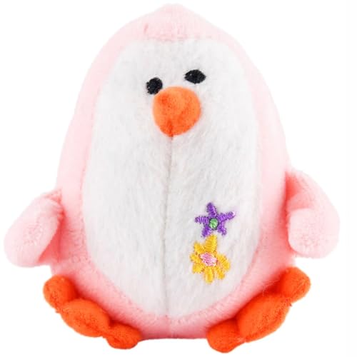 Jeffers 3" Plush Penguin Squeaker Dog Toy, Pink - Small Soft Plush Pet Toy with Squeaker, Lightweight Stuffed Toy for Puppies & Small Dogs, Indoor Play & Cuddle Time, Travel Friendly - 1 Pack - color: Pink