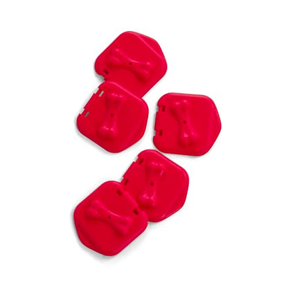 Outward Hound by Nina Ottosson Extra Doors for Dog Brick Interactive Dog Puzzle - 5 Pack, Red - color: Extra Doors (Red) - 5 Pack
