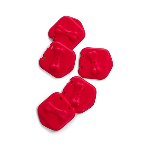 Outward Hound by Nina Ottosson Extra Doors for Dog Brick Interactive Dog Puzzle - 5 Pack, Red - color: Extra Doors (Red) - 5 Pack