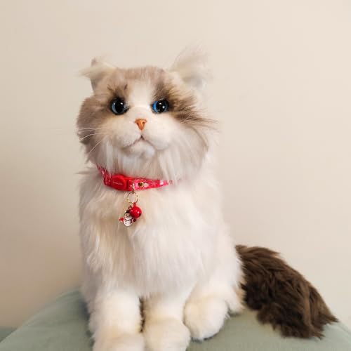 2 Pack Breakaway cat Collars with Bell,Safety Quick Release Pendant Cute Kitten Collar,Adjustable 20-30cm (Xmas1, 20-30cm) - color: Xmas1
