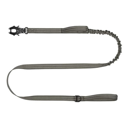 ICEFANG Tactical Dog Leash,K9 Training Walking Bungee Lead with 2 Control Handle,Heavy Duty Quick Release Metal Clasp,for Medium Large Breed (Reflective Green, 6 FT) - color: Reflective Green, size: 6 FT