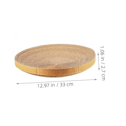 ULTECHNOVO 2pcs Replaceable Cat Scratcher Pads, Recycled Corrugated Cardboard Scratch Board, Sturdy Wear-Resistant Kitten Scratchers for Indoor Cat Accessories and Play