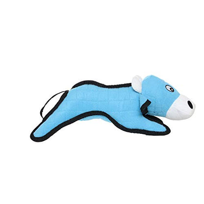 TUFFY World’s Tuffest Soft Dog Toy – Barnyard Series, Cow with Squeakers, Large - color: Cow, size: Large