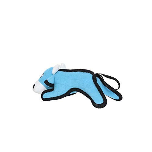 TUFFY World’s Tuffest Soft Dog Toy – Barnyard JR Series, Cow with Squeakers - color: Cow, size: Jr