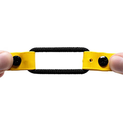 Educator 3/4-Inch Dog Training Collar Strap–ONLY Fits ME-300, ET-300/400, EZ-900, PE-900 & PG-300 Receivers – NOT Compatible with FE-580, ET-800 or UL-1200–Quick Snap Biothane Bungee Collar, Yellow - color: Yellow