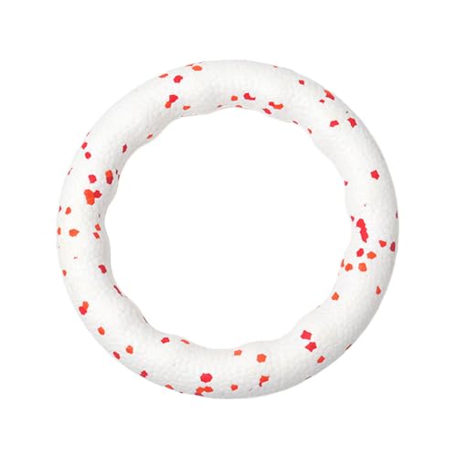 Dog Chew Toys 7 Inch for Medium Large Dogs Floating Fetch Toy Anxiety Relief Chewers Indoor Outdoor Water Play（Small） - size: Medium