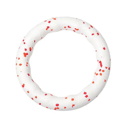 Dog Chew Toys 7 Inch for Medium Large Dogs Floating Fetch Toy Anxiety Relief Chewers Indoor Outdoor Water Play（Small） - size: Medium
