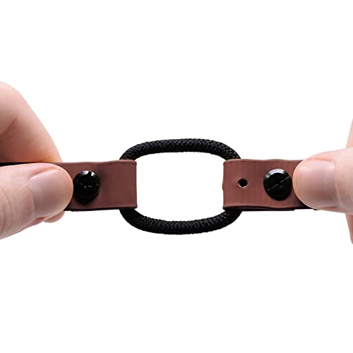 Educator 3/4-Inch Dog Training Collar Strap–ONLY Fits ME-300, ET-300/400, EZ-900, PE-900 & PG-300 Receivers – NOT Compatible with FE-580, ET-800 or UL-1200–Quick Snap Biothane Bungee Collar, Brown - color: Brown