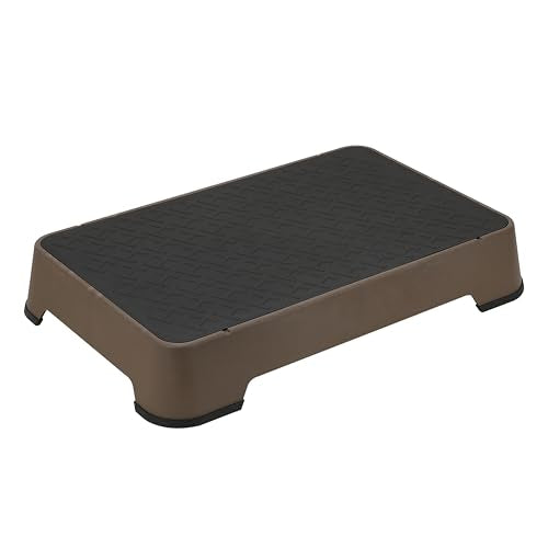 HUNTMARK Dog Training Place Board - Durable Hunting Dog Training Platform - Non-Skid Surface and Nonslip Feet - Stackable, Portable Agility Platform - Modern Puppy Trainer Equipment (Brown) - color: Brown