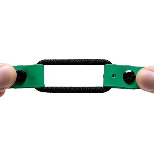Educator 3/4-Inch Dog Training Collar Strap–ONLY Fits ME-300, ET-300/400, EZ-900, PE-900 & PG-300 Receivers – NOT Compatible with FE-580, ET-800 or UL-1200–Quick Snap Biothane Bungee Collar, Green - color: Green